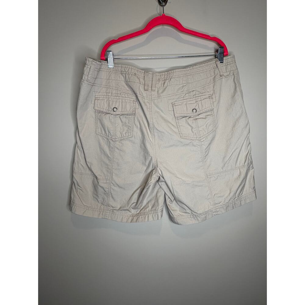 Eddie Bauer Beige Cargo Shorts Mercer Fit Cotton Hiking Casual - Picture 5 of 8